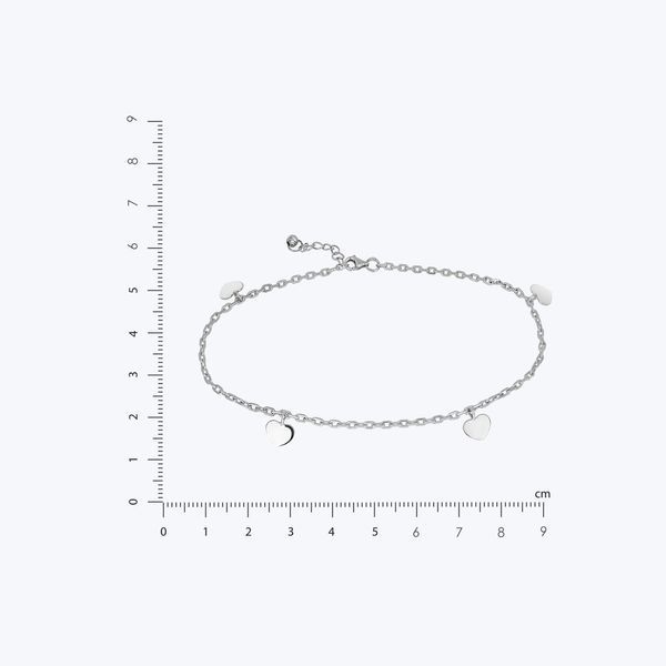 Браслет Любовь Rhodium 925 24см+4см 5201-03SR-736-4b-24 фото