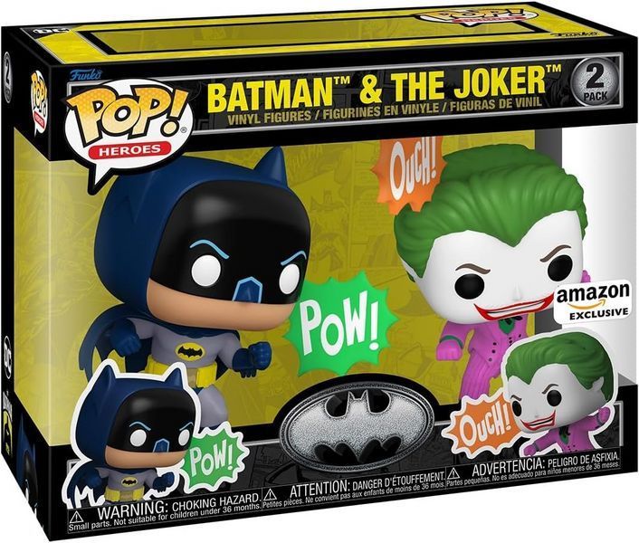 Фігурка Funko Pop ДС Бетмен і Джокер DC Batman and The Joker 10 см Exclusive 2-Pack 2456443499 фото