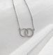Кольє ланцюжок з фіанітами срібне Разом Rhodium 925 40см+5см 5215-01SR-754-1 фото 1