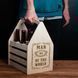 Ящик для пива "Man №1 of the world" для 6 пляшок, англійська BD-beerbox-26 фото 2
