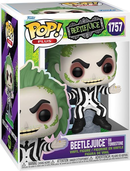 Фігурка Funko Pop Бітлджус з надгробком Beetlejuice with Tombstone 10 см FP B B 1757 2628027191 фото