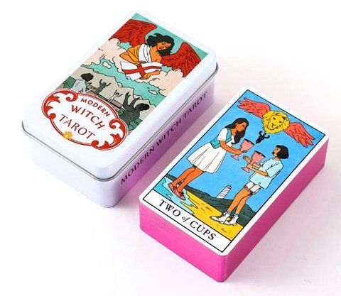 Карти Таро Сучасної відьми Modern Witch Tarot № 1 у металевій коробці 2569389277 фото