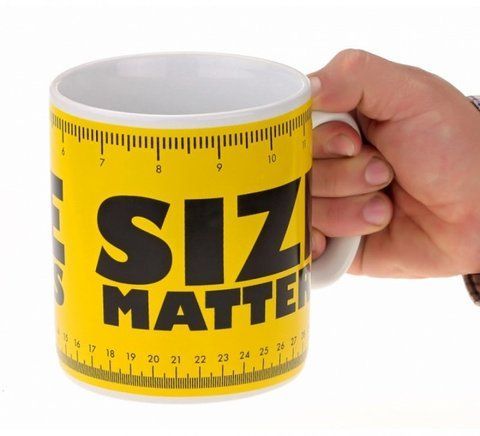 Чашка гигант Size matters 2355720538 фото