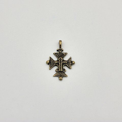 Підвіска Згарда Хрест, бронза, 1 шт. 5120508-7 фото
