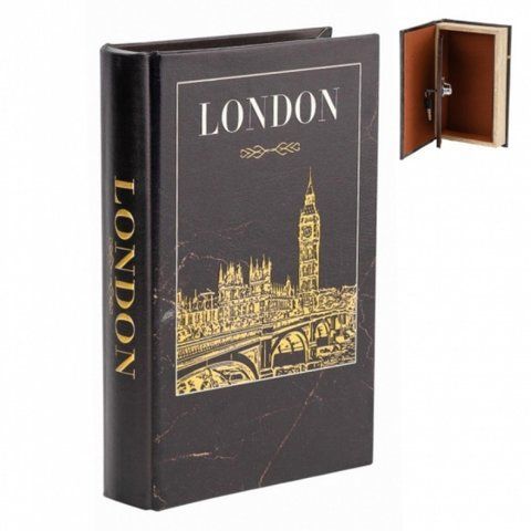 Книга-тайник сейф London для денег и ценностей, 26 см 2785215789 фото