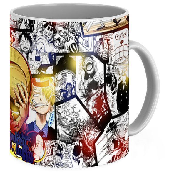 Кружка Geek Land біла Великий куш One Piece екшен OP.02.010 OP.02.010 фото