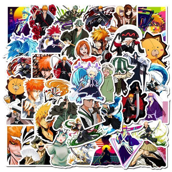 Стикерпак Блич Набор наклеек GeekLand Bleach 50 штук 2881874317 фото
