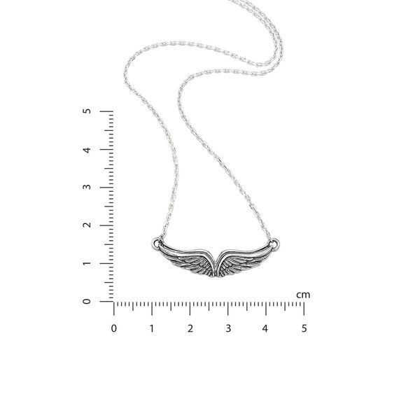 Колье серебряное на цепочке Крылья Сокола Totem 925 38см+5см 88-11001S-5082-1 фото