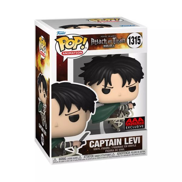 Фигурка Funko Pop Атака Титанов Леви Аккерман Attack on Titan Levi Ackerman 10 см Exclusive AT LA 1315E 2530993991 фото