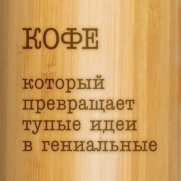 Термос "Кофе, который превращает тупые идеи в гениальные" 500 мл BD-THERM-03 фото