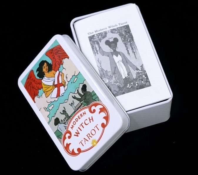 Карты Таро Современной ведьмы Modern Witch Tarot № 1 в металлической коробке 2569389277 фото