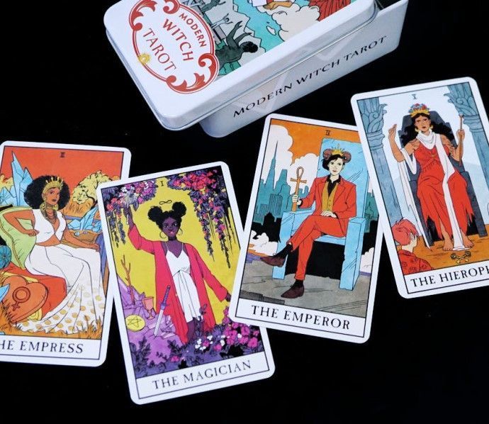 Карты Таро Современной ведьмы Modern Witch Tarot № 1 в металлической коробке 2569389277 фото