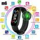 Фітнес браслет смарт годинник Smart Band M6 крокомір, вимірювання тиску і пульсу 126756 фото 2