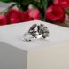 Кольцо цветок серебряное Калачики 925 19-20 размер 191-S08-5174k фото 3