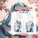 Шоппер еко-сумка Вокалоїд Хацуне Міку Vocaloid Hatsune Miku 36 см двосторонній 2458128976 фото 2