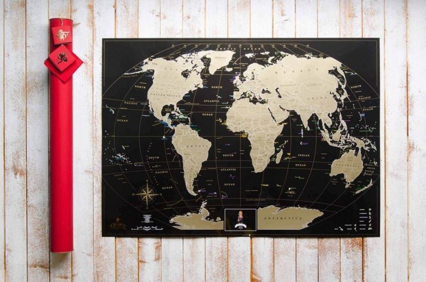 Скретч карта My Maps Black edition в наборе для любимого человека In Love 2355722401 фото