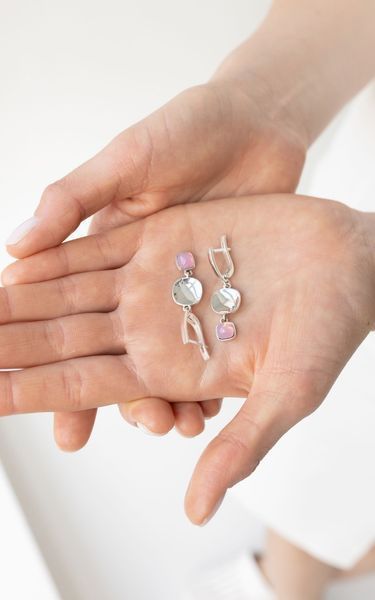Сережки срібні Відбиття Rose Opal 925 151-S12-5142s фото