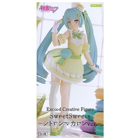 Фигурка FuRyu Вокалоид Хацунэ Мику VOCALOID Hatsune Miku Citron Macaron ver. 21 см FR V HMCM 21 FR V HMCM 21 фото