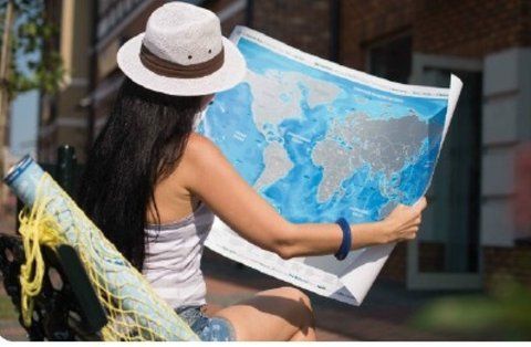 Скретч-карта Discovery Maps World українською мовою з авочкою 2355720643 фото