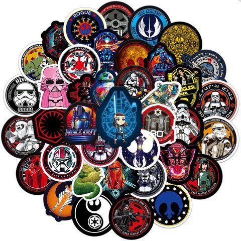 Стікерпак Зоряні війни Набір наклейок GeekLand Star Wars 50 штук 2950126288 фото