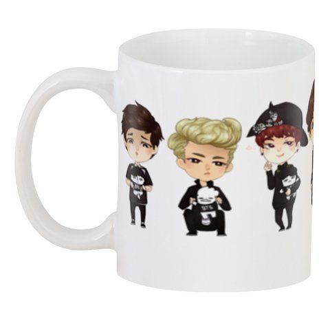 Кружка GeekLand&nbsp;Bangtan Boys BTS мультяшное BTS.02.23 1757922512 фото
