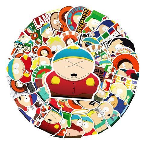 Стикерпак Южный Парк Набор наклеек GeekLand South Park 50 штук 2881880160 фото