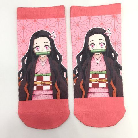 Носки Nezuko Клинок, рассекающий демонов Demon Slayer: Kimetsu no Yaiba S KNY 155 2341037197 фото