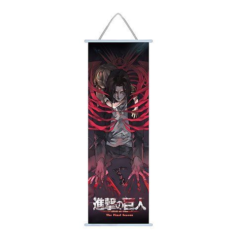 Гобелен Атака Титанов Эрен Йегер Attack on Titan Eren Yeager 70x25см 2881879250 фото