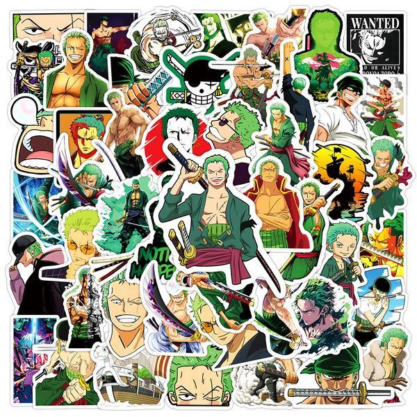 Стікерпак Набір наклейок GeekLand Зоро Ван Пис Zoro One Piece 50 штук 2881874318 фото