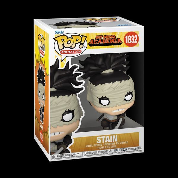 Фигурка Funko Pop Фанко Поп&nbsp;Моя геройская академия Стейн&nbsp;Stain 10 см Anime MHA S 1832 2739269515 фото