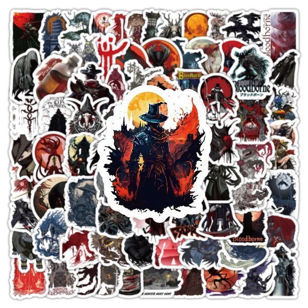 Стикерпак Бладборн набор наклеек GeekLand Bloodborne 100 штук 2881874753 фото