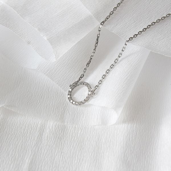 Кольє срібне на ланцюжку Досконалість Rhodium 925 40 см+5 см 5217-01SR-650-1 фото