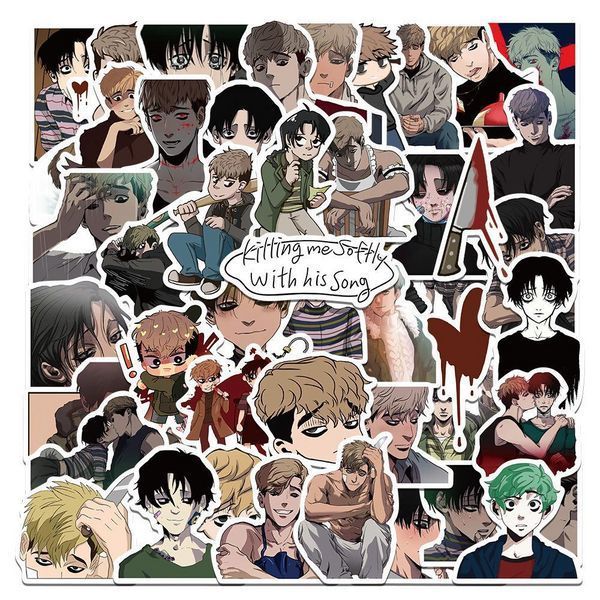 Стикерпак Убить сталкер Набор наклеек GeekLand Killing Stalking 50 штук 2881874851 фото