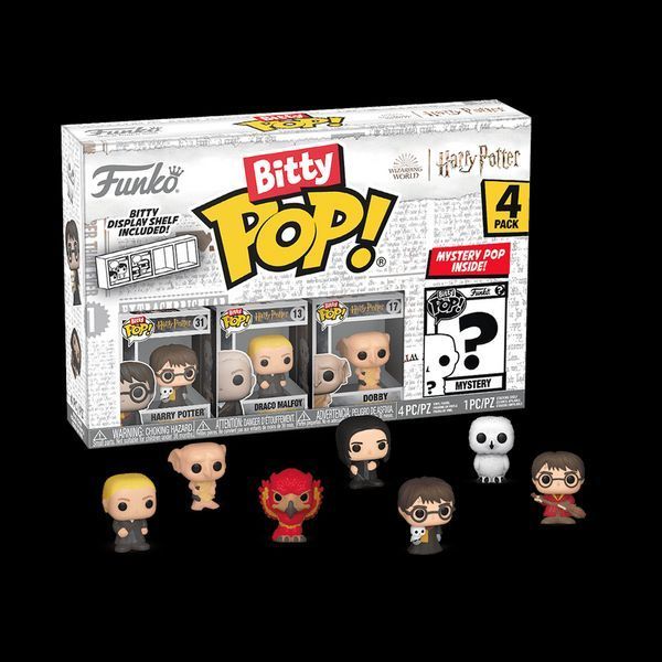 Набор Фигурок Bitty Pop Гарри Поттер Harry Potter 4 Pack 3 см BP HP 4P BP HP 4P фото