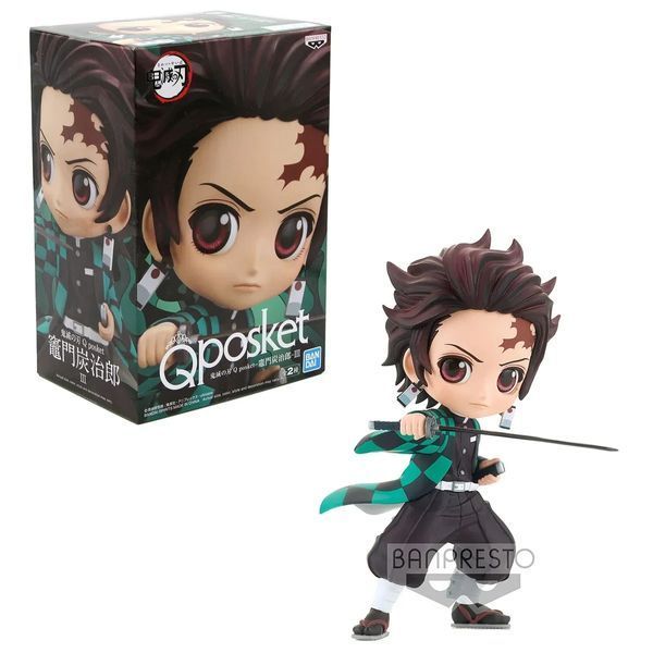 Фігурка Q Posket Танджиро Камадо Клинок розсікаючий демонів Tanjiro Kamado Demon Slayer 7 см BQP DS YK 101 BQP DS YK 101 фото