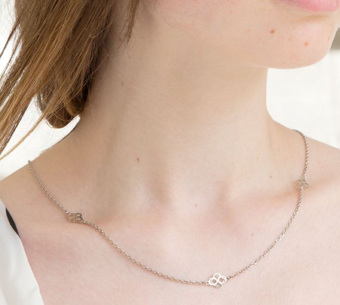 Колье цепочка серебрянное Возраждение Rhodium 925 54см 5218-01SR-755-5 фото