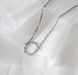 Кольє срібне на ланцюжку Досконалість Rhodium 925 40 см+5 см 5217-01SR-650-1 фото 1