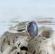 Срібне кільце з чорним ефіопським опалом 17 розмір 2678646430 фото 4