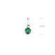Кулон серебряный с зеленым камнем Цефеида Emerald 925 Zirkon 2749348253 фото 5