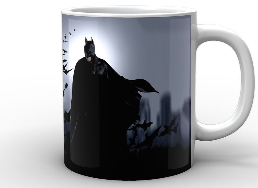 Кружка GeekLand белая Бэтмен Batman Бэтмен летучии мыши BM.02.058 BM.02.058 фото