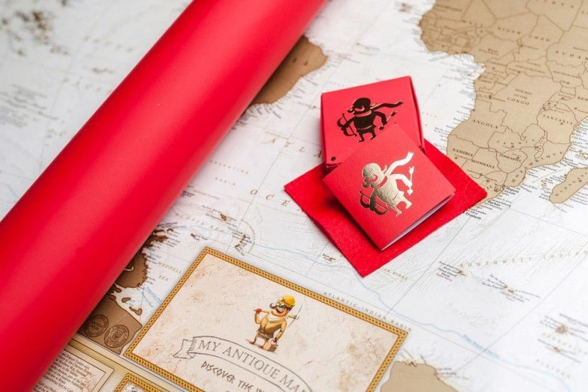 Скретч-мапа My Maps Antique edition у наборі для коханої людини In Love 2355722402 фото