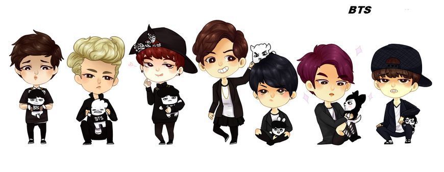 Кружка GeekLand&nbsp;Bangtan Boys BTS мультяшное BTS.02.23 1757922512 фото