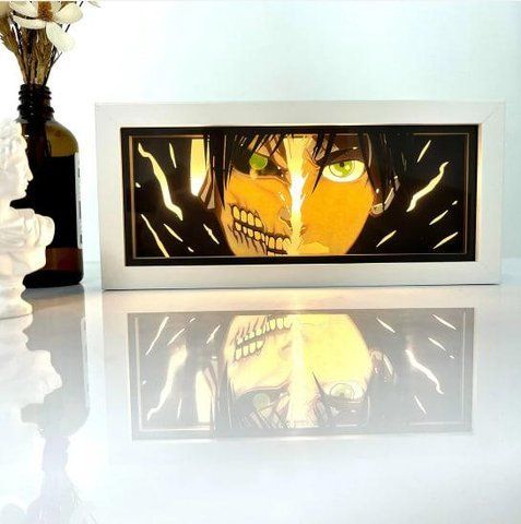 Светильник ночник 3D Атака титанов Эрен Егер Attack on Titan Eren Yeager 20 см NL3D AT EY NL3D AT EY фото