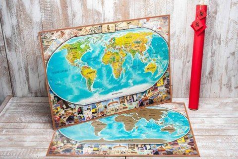 Скретч-мапа My Maps Vintage edition у наборі для коханої людини In Love 2355722403 фото