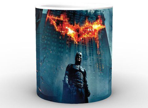 Кружка GeekLand белая Бэтмен Batman Бэтмен на фоне знака BM.02.061 BM.02.061 фото