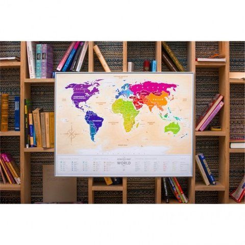 Скретч-мапа світу Travel Maps Gold 2276648973 фото