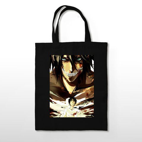 Шоппер эко-сумка Атака на титанов Attack on Titan Эрен Йегер BAG AE 18 BAG AC 18 фото