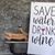 Рушник Save water and drink wine 150х70 см 1343110381 фото