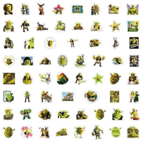Стикерпак Шрек набор наклеек GeekLand Shrek 60 штук 2881874754 фото