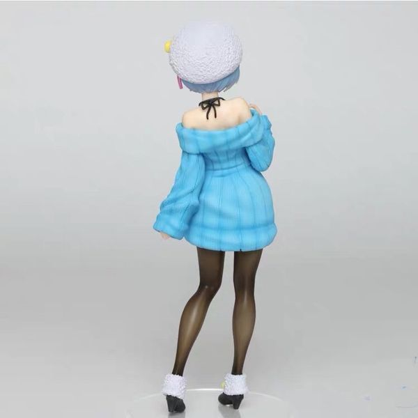 Фигурка Rem Re Zero Рем в голубом свитере Жизнь в альтернативном мире с нуля 23&nbsp;см&nbsp;anime&nbsp;RZ 22.103 WST anime RZ 22.103 фото